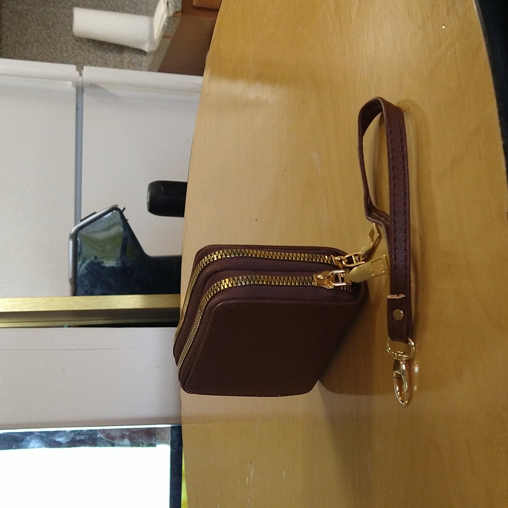 Small brown wallet